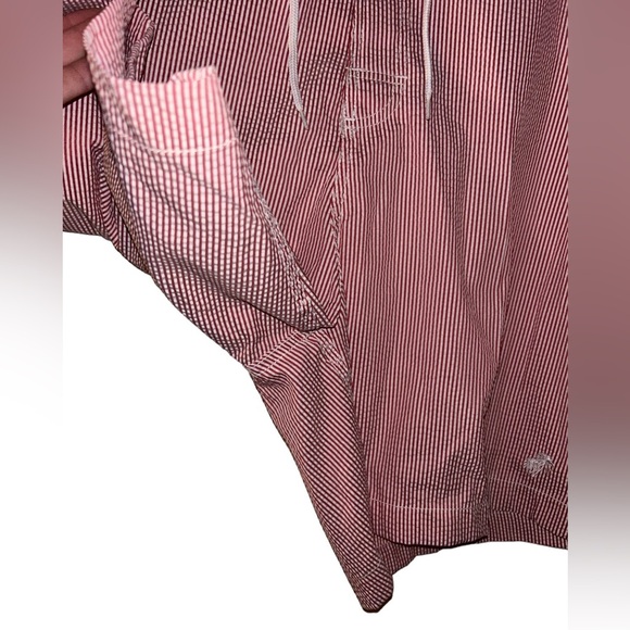 Trunks Surf & Swim Co Sz XXL Red/White Trunks; Seersucker type Fabric - Picture 4 of 10